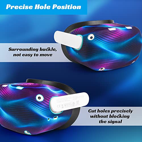 Relohas VR Accessories for Meta Quest 2, Silicone Set with Controller Grips and Face Cover M562331
