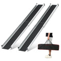 Adjustable Wheelchair Ramp 6FT Telescoping Portable Ramps for Steps Aluminum Lightweight Ramp with Storage Bag Non-Skid Ramps for Wheelchair for Home 72" L x 7.4" W 600lbs Capacity (2 Pack)