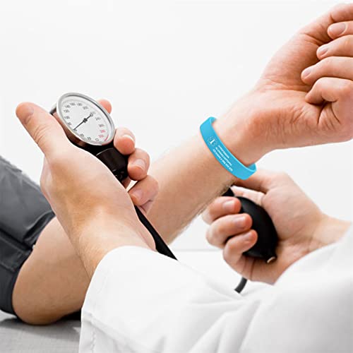 Personalized Silicone Emergency ID Bracelet for Men Women Kids U5661