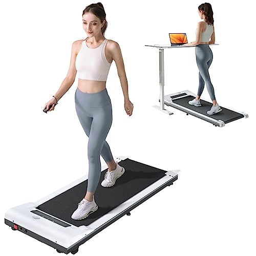 UMAY 512 Walking Pad, 512N Under Desk Treadmill, P1 Small Treadmill, Ultra Quiet Walking Treadmills for Home Office with Remote Control, SPAX APP and LED Display, Installation-Free