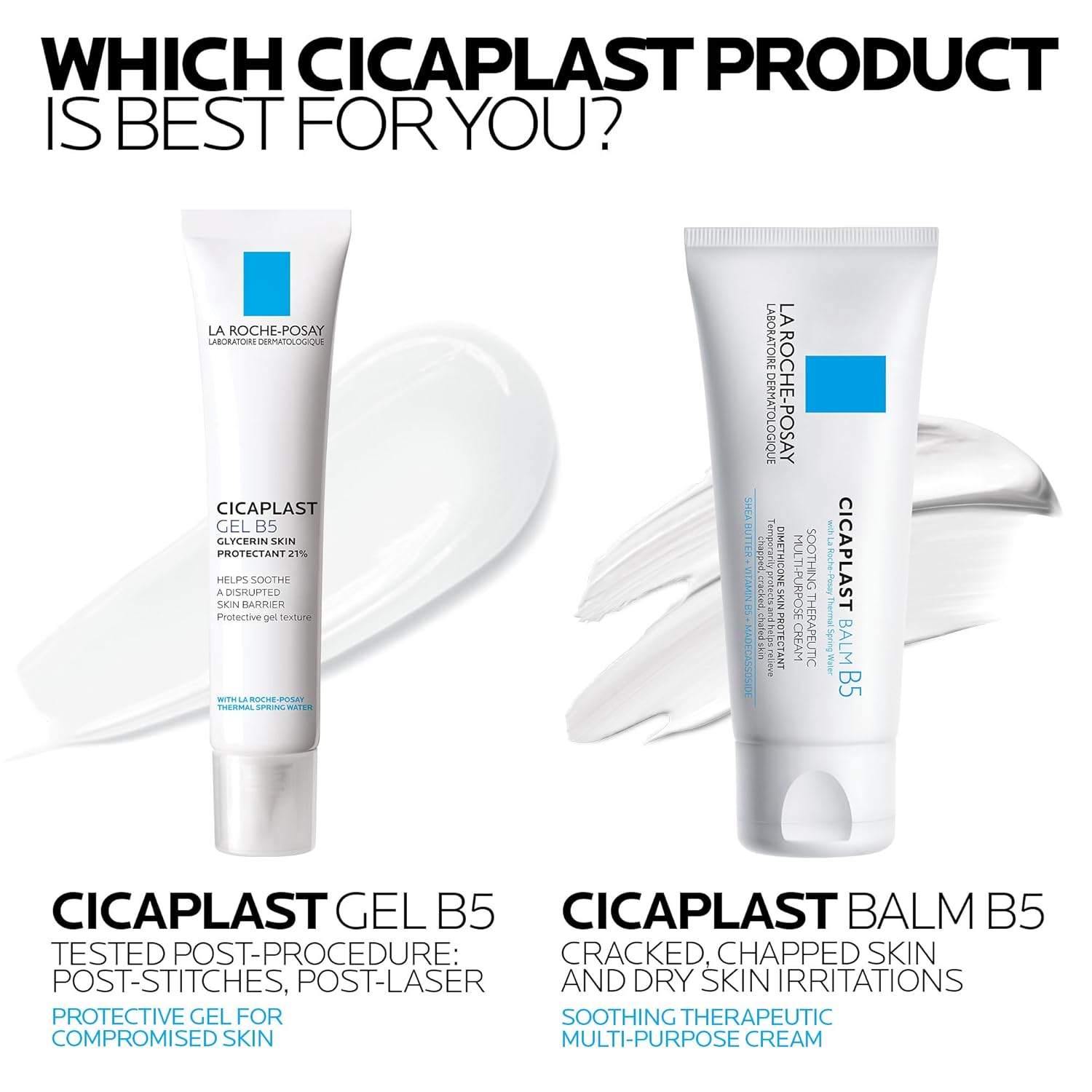 La Roche-Posay Cicaplast Gel B5 Protective Repair Gel, 1.35 Fl Oz H444559