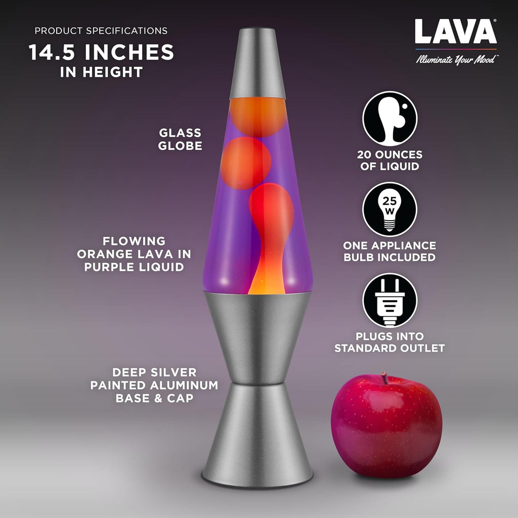 Lava® Lamp 14.5" Purple Sunset Motion Light Q19429