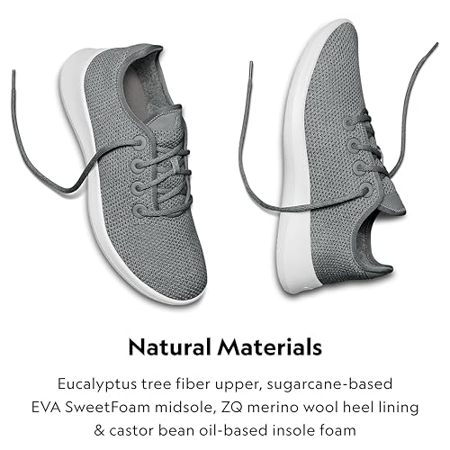 Allbirds Men’s Tree Runners Everyday Sneakers, Machine Washable H6735