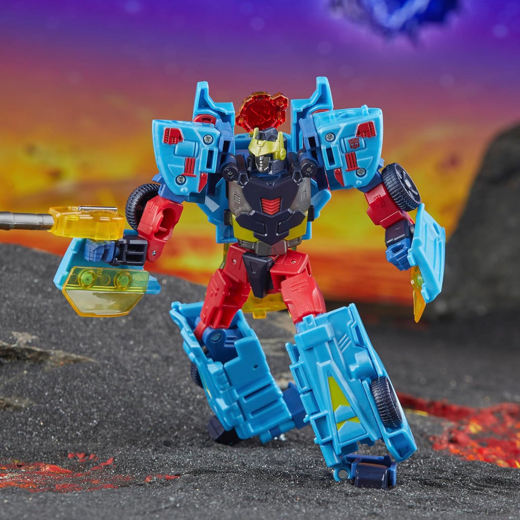 Transformers Legacy United Deluxe Class Cybertron Universe Hot Shot 5.5-inch Action Figure O4323