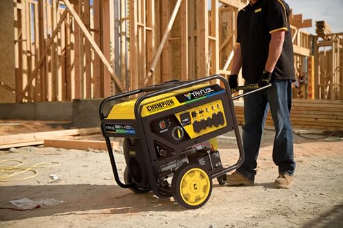 Champion Power Equipment 5000-Watt Tri Fuel Portable Generator with CO Shield J398