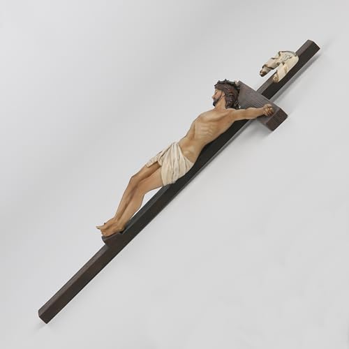 BC Catholic Crucifix Wall Cross 24" H Jesus Christ Indoor Home Decor Q2061