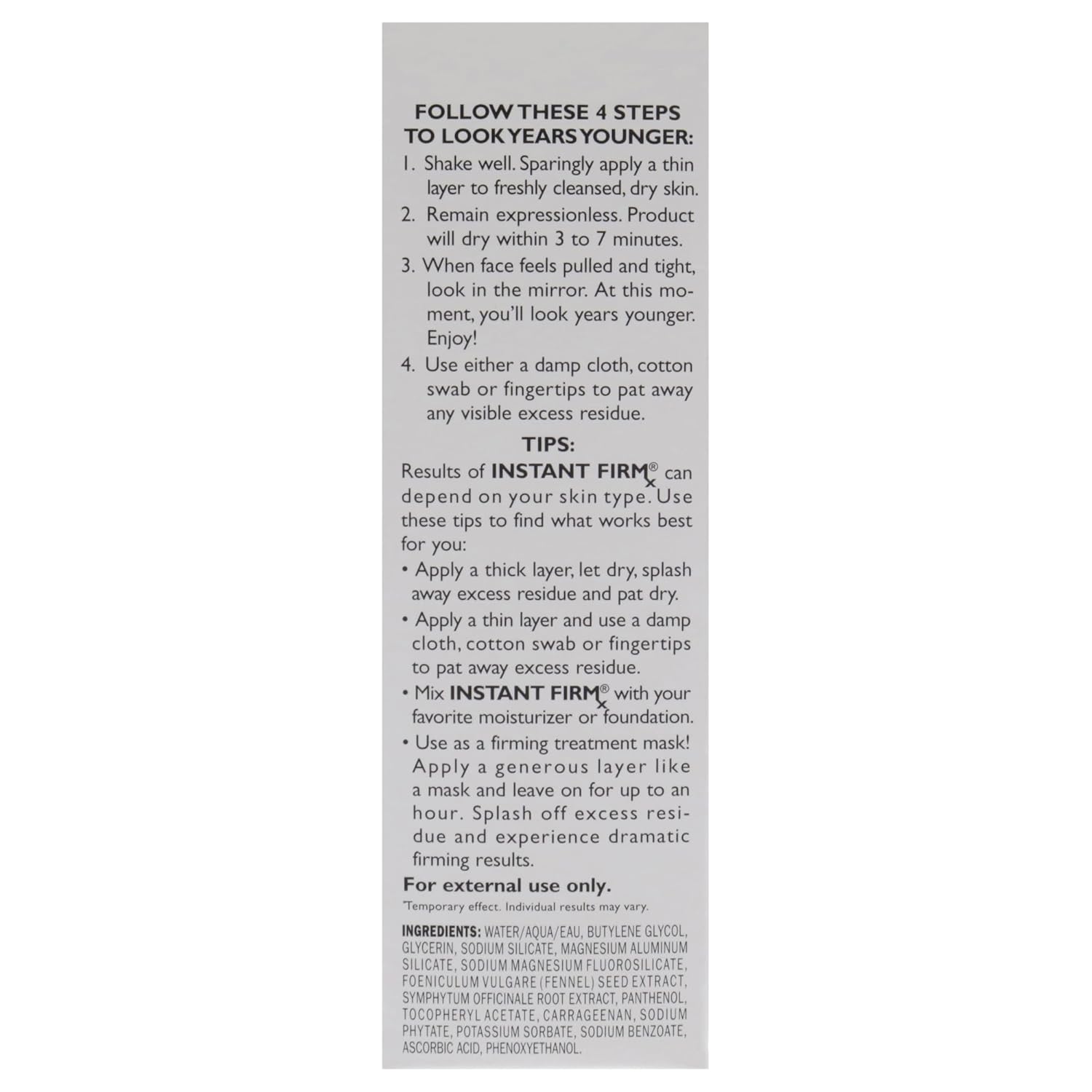 Peter Thomas Roth Instant FIRMx Temporary Face Tightener N34388