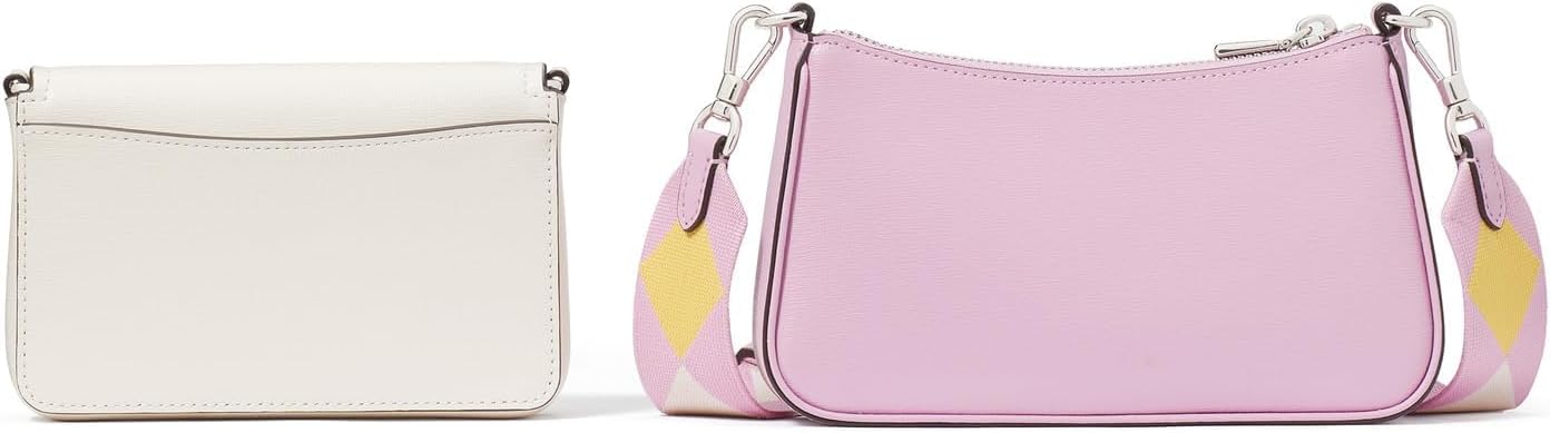 Kate Spade New York Colorblocked Saffiano Leather Double Up Crossbody E90225