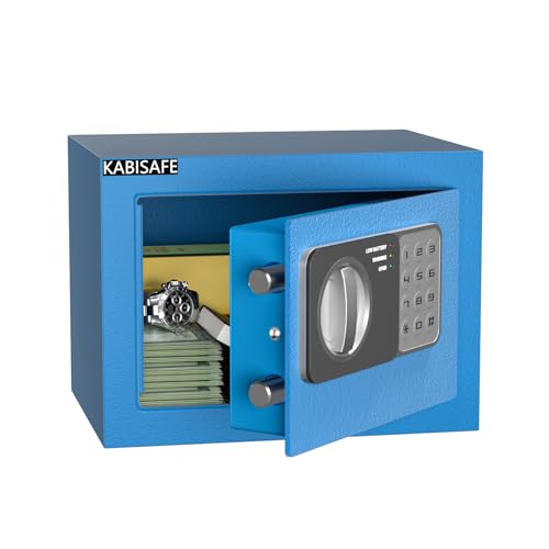 Safe with Key Digital Keypad, Small Safe, 0.3 Cubic Ft Small Safe Box