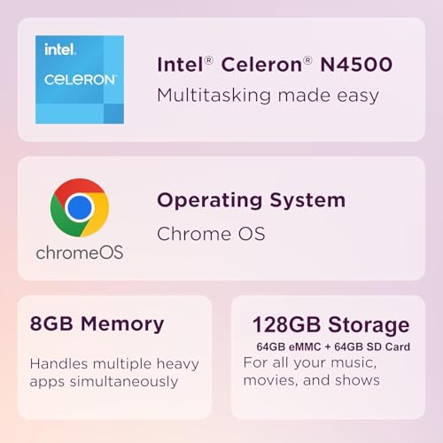 Lenovo IdeaPad 3i Chromebook 15.6" FHD, 8GB RAM, 128GB Storage, Chrome OS, Abyss Blue H951065