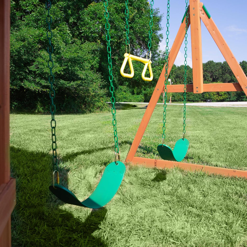 Backyard Discovery Woodland All Cedar Wood Playset Swing Set N513