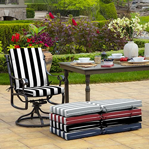 ARDEN Outdoor Dining Chair Cushion 20 x 20 in Weather-Proof Fade Resistant Sapphire Blue J523