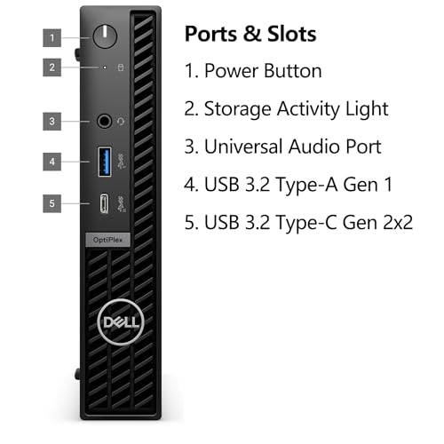 Dell OptiPlex 7020 MFF Business Desktop, 14th Gen Intel i5, 16GB RAM, 512GB SSD, Windows 11 Pro E9058