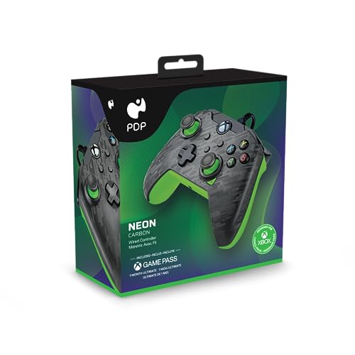 PDP Wired Xbox Game Controller for Xbox Series X|S/Xbox One, Fuse Black/Pink M73985