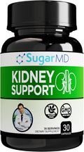 SugarMD Dr. Ergin's Kidney Support Formula 30 Capsules (30 Day Supply) - Kidney Supplements for Men & Women - Kidney Support Supplement for Healthy Kidney Function