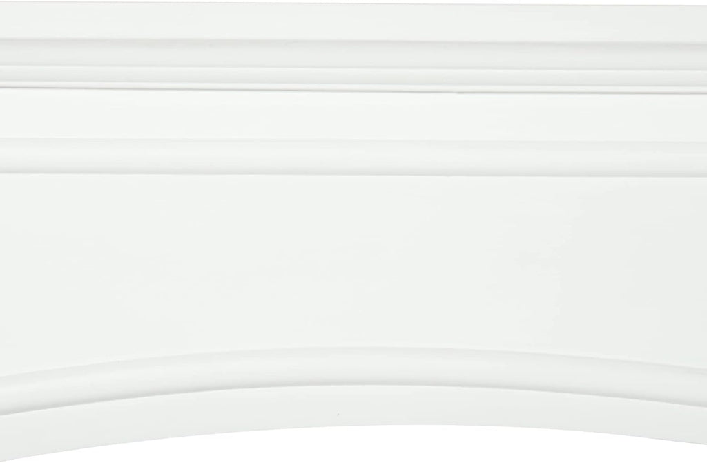 HOMCOM Modern Fireplace Mantel Surround, White, 29" H972824