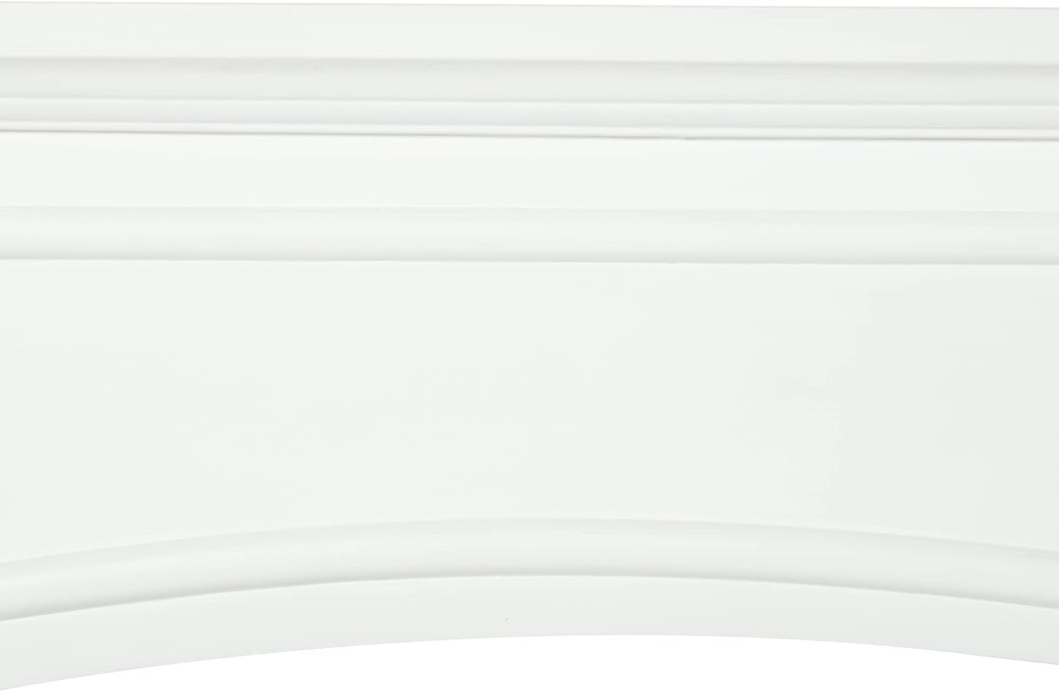 HOMCOM Modern Fireplace Mantel Surround, White, 29" H972824