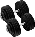 Yes4All Adjustable Dumbbell Weight Set of 2, Exercise & Fitness Dumbbells - 200 LBS Brown Box