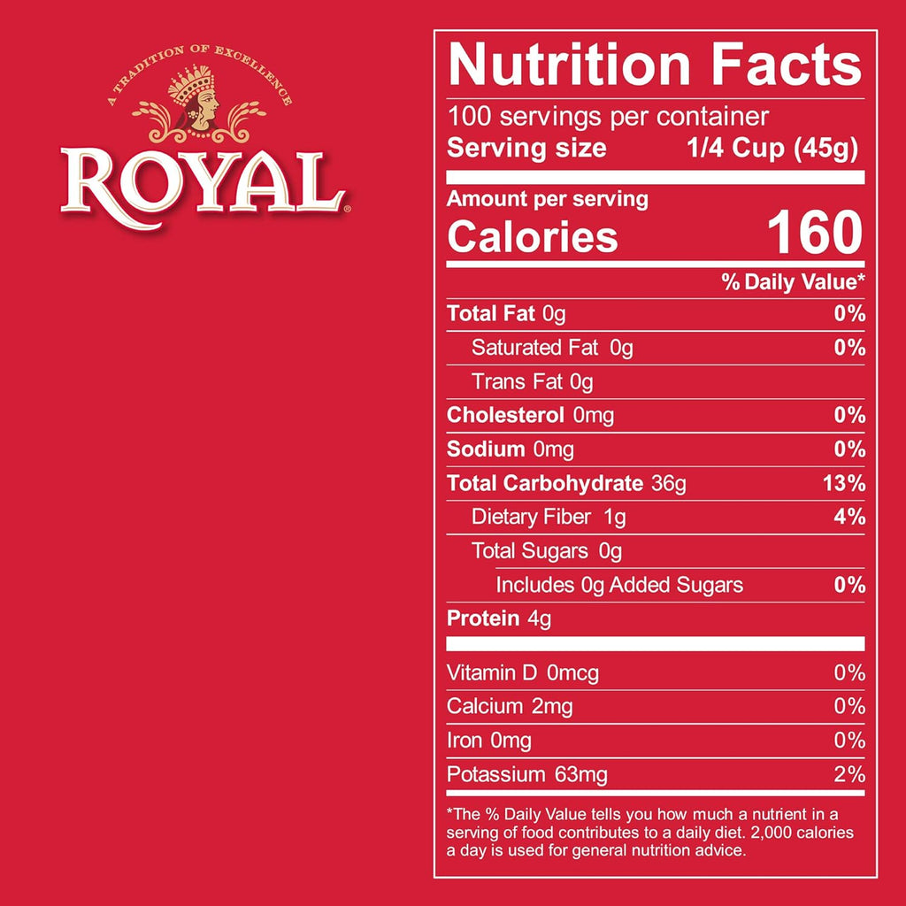Royal White Basmati Rice 10lb B982