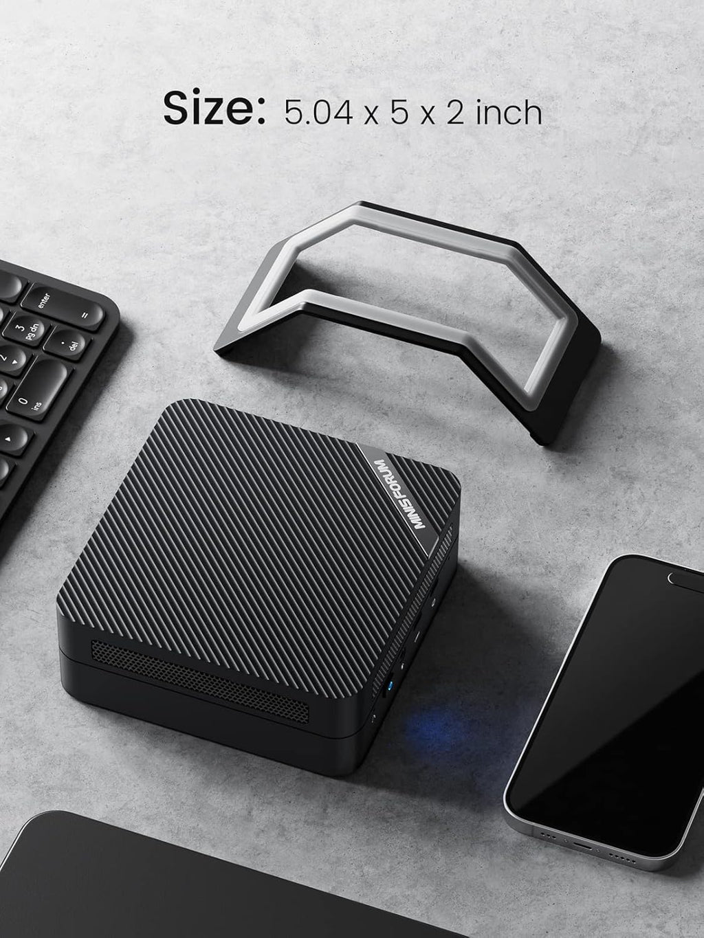 MINISFORUM UM690 Mini PC AMD Ryzen 9 6900HX, 32GB RAM 512GB SSD T193