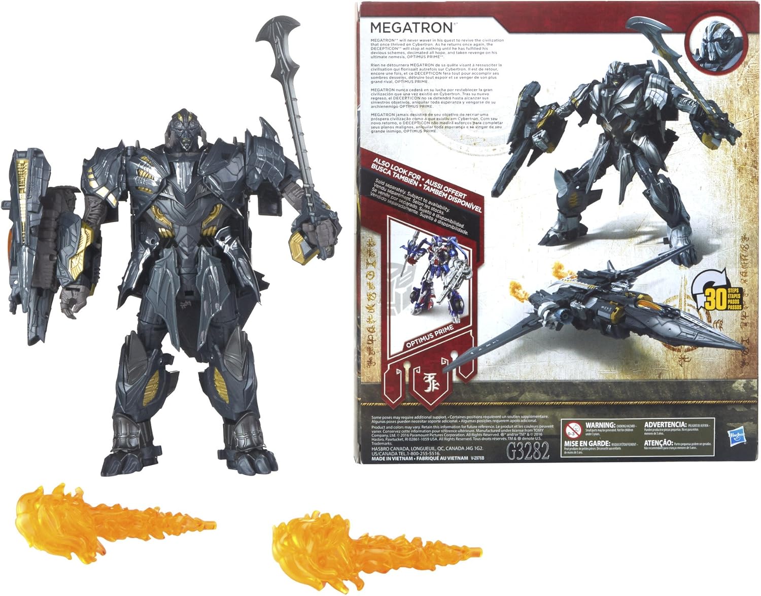 Transformers The Last Knight Premier Edition Megatron Action Figure J80988