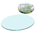 SAGIDAR Round Tempered Glass, Round Table Glass Top, Round Glass Table Top Dining Table Top, 16IN 22IN 26IN 30IN 36IN, Clear Glass High Gloss, Smooth Surface Garden Table, DIY Table