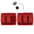 Performance PFM-378697 68 LED Sequential Tail Light, Rear, Left and Right, Red, Set of 2 for 1964 1965 1966 Ford Mustang