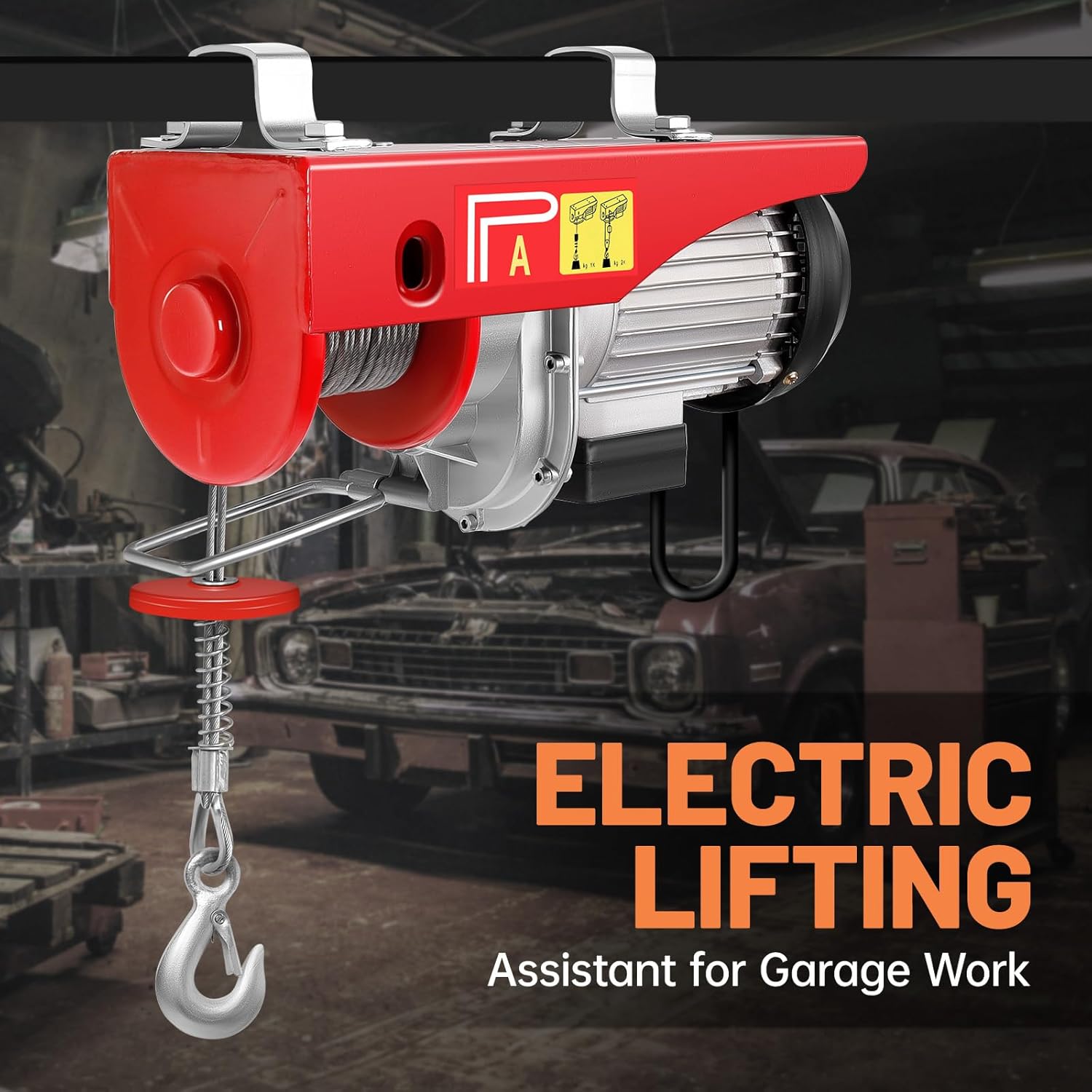 1320LBS 120V Electric Hoist with Wireless Remote Control R896