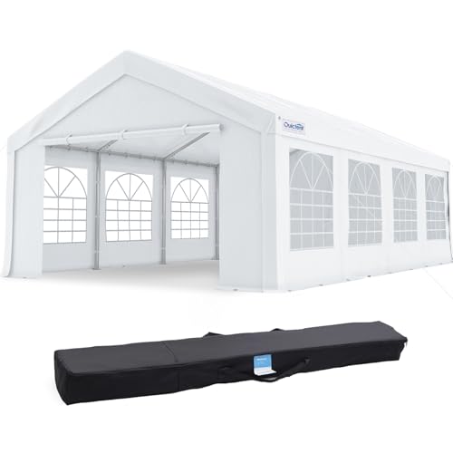 Quictent 20x20 Party Tent Heavy Duty Outdoor Canopy with Storage Bags M75972