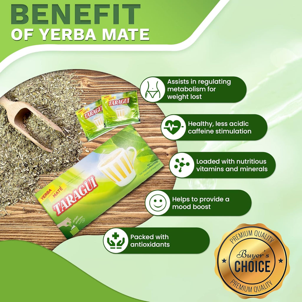 Taragui Yerba Mate Tea Bags - 40 Count N96270