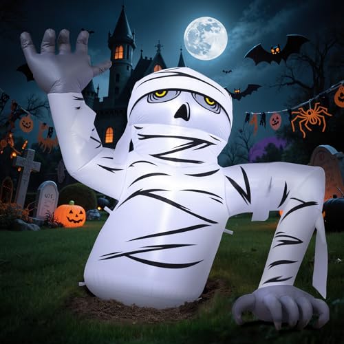 8FT Inflatable Pteranodon Dragon Decoration with LED Lights for Yard Halloween F426