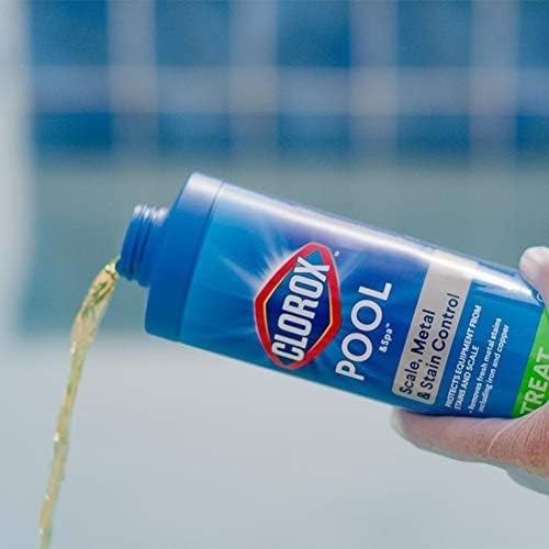 Clorox Pool&Spa Swimming Pool Scale, Metal & Stain Control, 1 Quart G9480