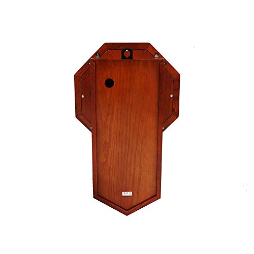 Seiko Light Oak Schoolhouse Wall Clock with Chime & Pendulum L822