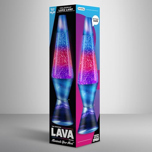 Lava Lamp 14.5 inch Northern Lights, Plastic, Purple/Blue K734
