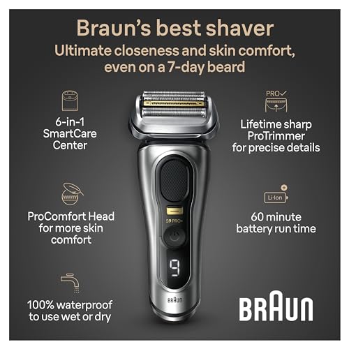 Braun Series 9 PRO+ Electric Razor for Men, 9597cc U215934