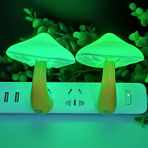 AUSAYE 4 Pack Plug in Mushroom LED Night Light for Bedroom R30736