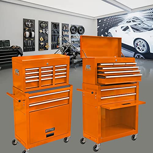 5-Drawer Rolling Tool Cart with Wheels, Black V51953