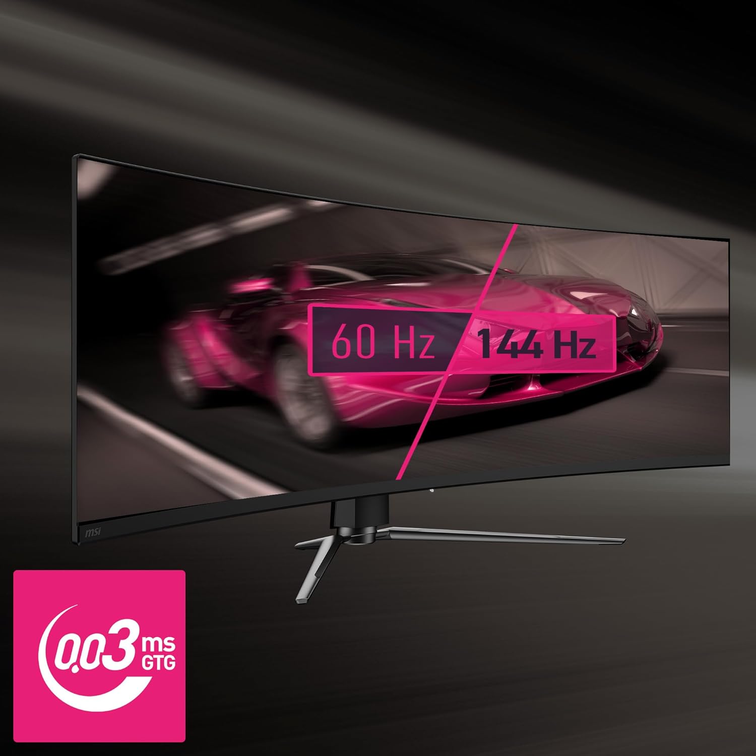MSI MPG 491CQP QD-OLED 49 Curved Gaming Monitor, DQHD 144Hz, 0.03ms P744915