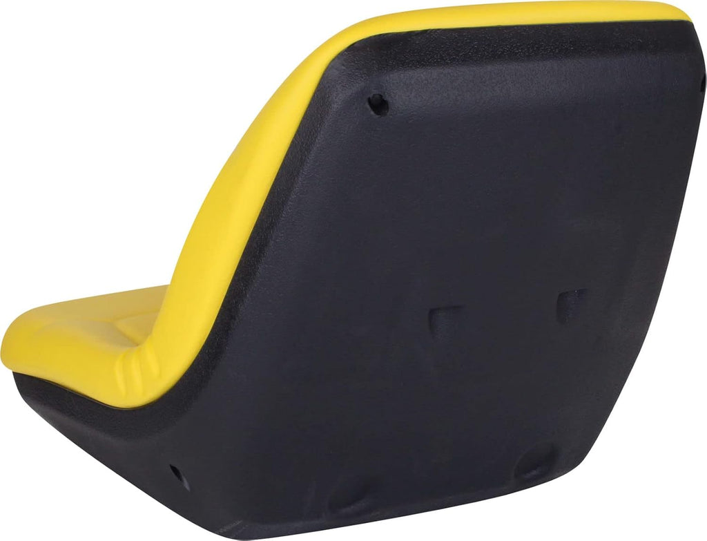 Zbox Riding Mower & Tractor Seat Mid/High Back Yellow Compatible with John Deere R523