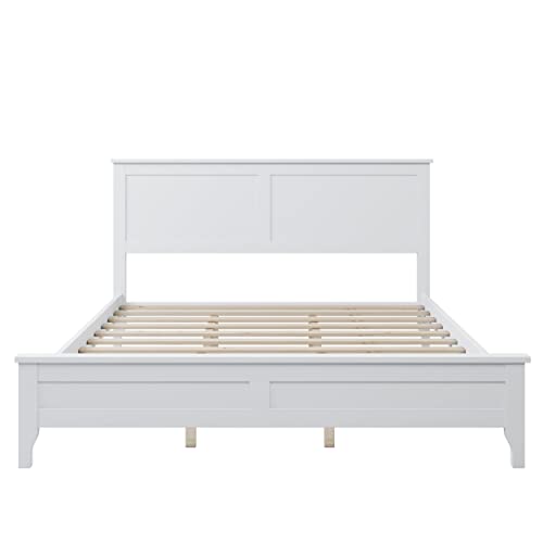 King Size Bed Frame Rustic Wood and Metal with Under Bed Storage Z58396