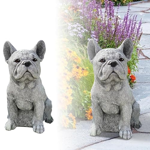 Meditation Sitting Dog Statue, Sitting Dog Resin Decoration Gardening Crafts, Garden Memorial Statue Outdoor Decoration, Dogs Ornament Doorstop Statue, Dog Figurines Grave Markers (Dachshund)