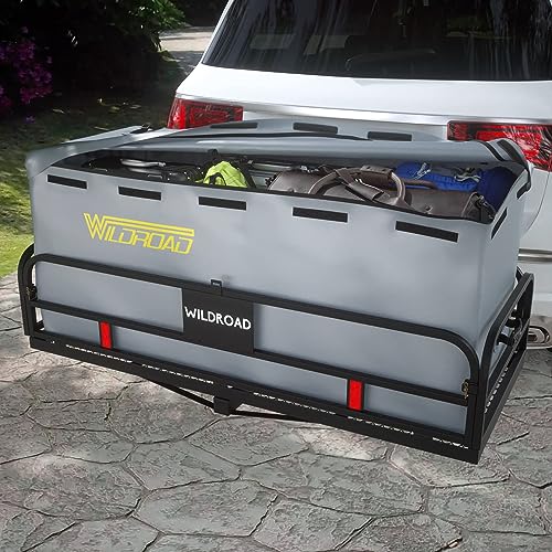 Wildroad Hitch Cargo Carrier 500 LBS with Waterproof Cargo Bag O941