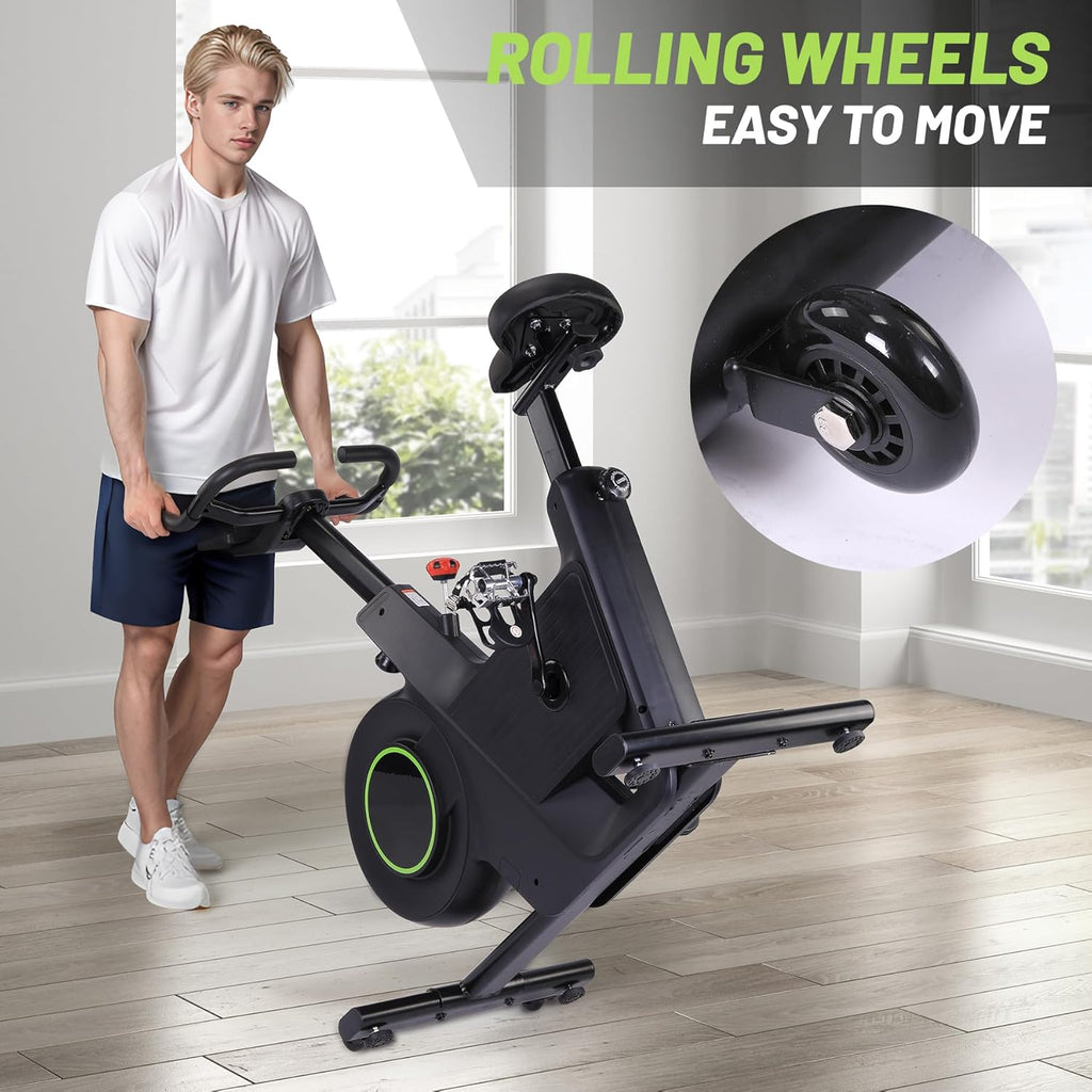 Exercise Bike, Indoor Cycling Bike with Magnetic Resistance, Low Noise G8605