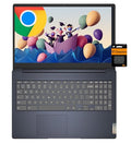 Lenovo IdeaPad 3i Chromebook (15.6" FHD, Intel Celeron N4500, 8GB RAM, 128GB Storage (64GB eMMC + 64GB IST SD Card)), Home and Student Laptop, Webcam,10-Hr Long-Battery Life, Chrome OS, Abyss Blue