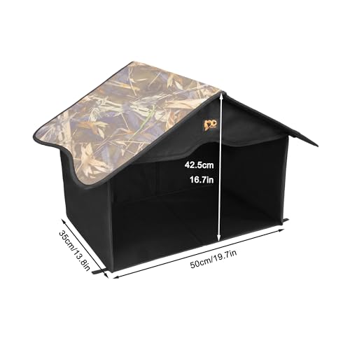 Outdoor Cat House Waterproof Pet Shelter for Feral Cats X13636