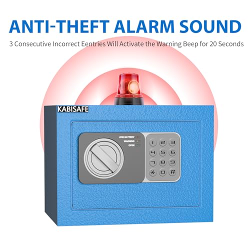 Digital Keypad Safe Box, 0.3 cu ft E4838