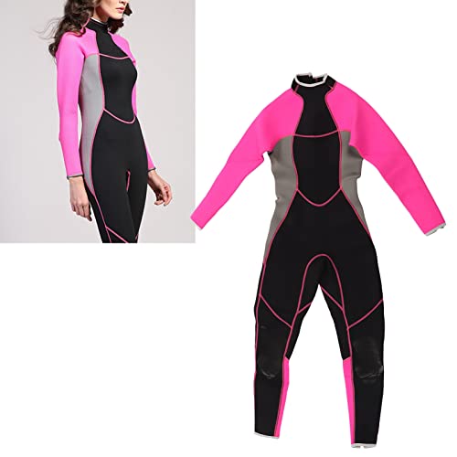 Women's Full Body Surfing Wetsuit Waterproof Quick Dry Back Zipper E741986