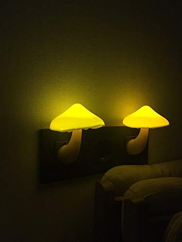 AUSAYE 4 Pack Plug in Mushroom LED Night Light for Bedroom R30736
