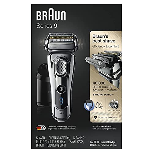 Braun Series 9 9296CC Electric Razor for Men with Precision Trimmer M447435