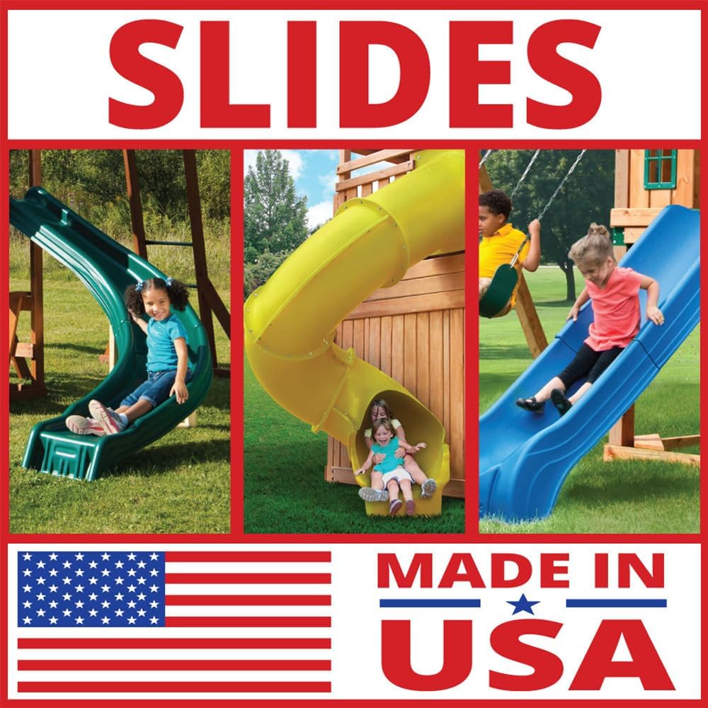 Swing N Slide Summit Slide - Green C6703